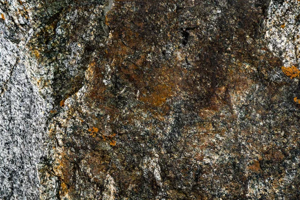 Υφή Της Πέτρας Που Είναι Κατάφυτη Βρύα Εικόνα Φόντου Ενός — Φωτογραφία Αρχείου