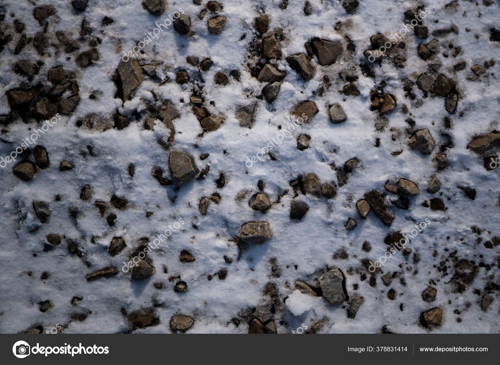Gravel Texture Snow Background Image Stones Snow Stock Photo By C Ss Atonot Gmail Com
