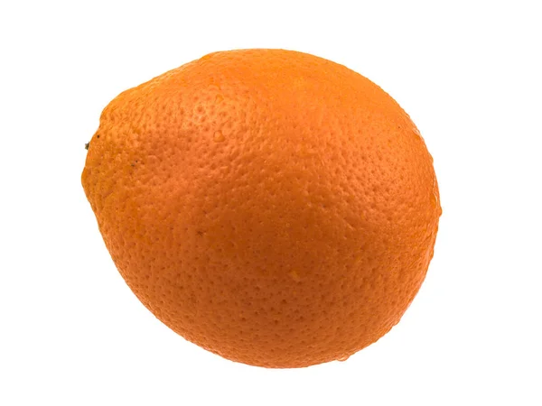 Geïsoleerd Fruit Een Witte Achtergrond Rijp Oranje Oogst Vers Fruit — Stockfoto