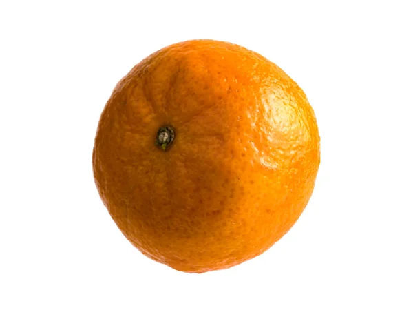 Izolované Ovoce Bílém Pozadí Zralá Mandarinka Sklizeň Čerstvého Ovoce Zdravá — Stock fotografie