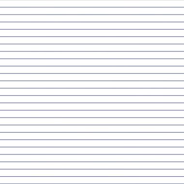 Şebeke kağıdı. Renk yatay çizgileri olan soyut çizgili arkaplan. Okul, duvar kâğıdı, doku ve defter için geometrik kusursuz desen. Saydam arkaplanda boş sayfa izole.