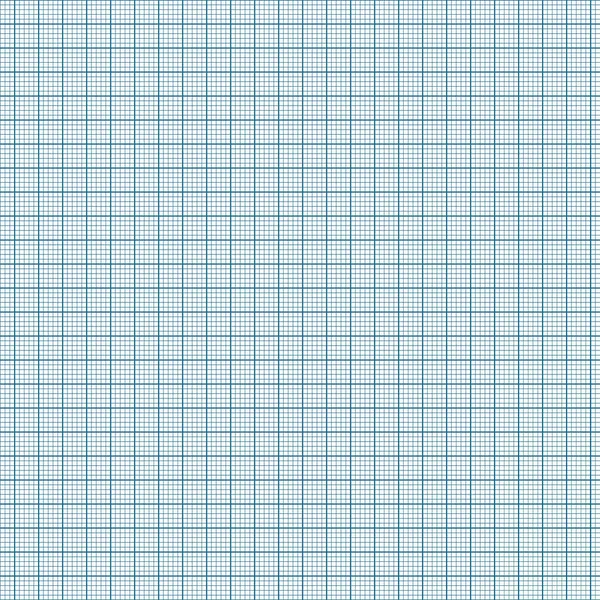 Rácspapír Absztrakt Négyzetes Háttér Kék Grafikon Geometrikus Minta Iskolához Tapéta — Stock Vector