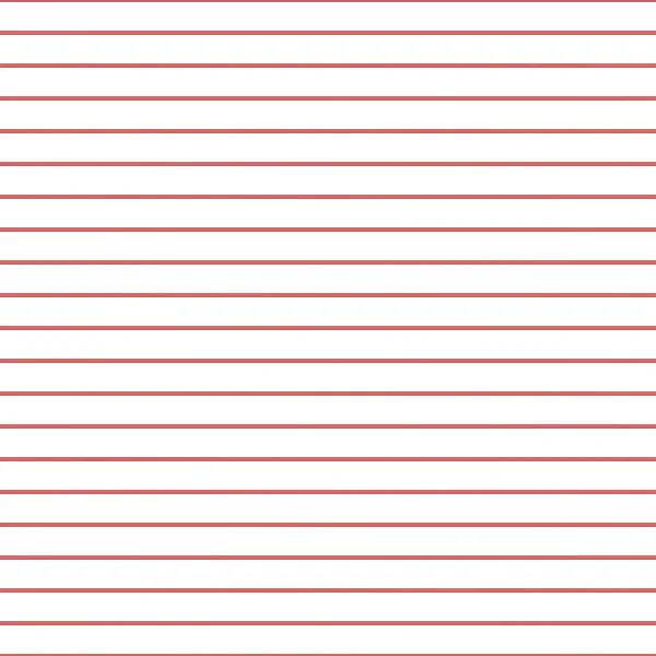 格子纸 带有彩色水平线的抽象条纹背景 学校的几何无缝图案墙纸纹理笔记本透明背景下孤立的带边框纸空白 — 图库矢量图片