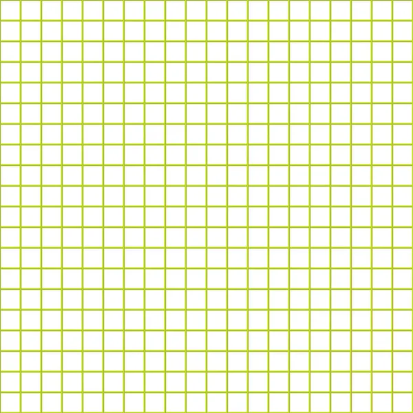 Сетчатая Бумага Абстрактный Квадратный Фон Зелёным Графиком Геометрический Узор Школы — стоковый вектор