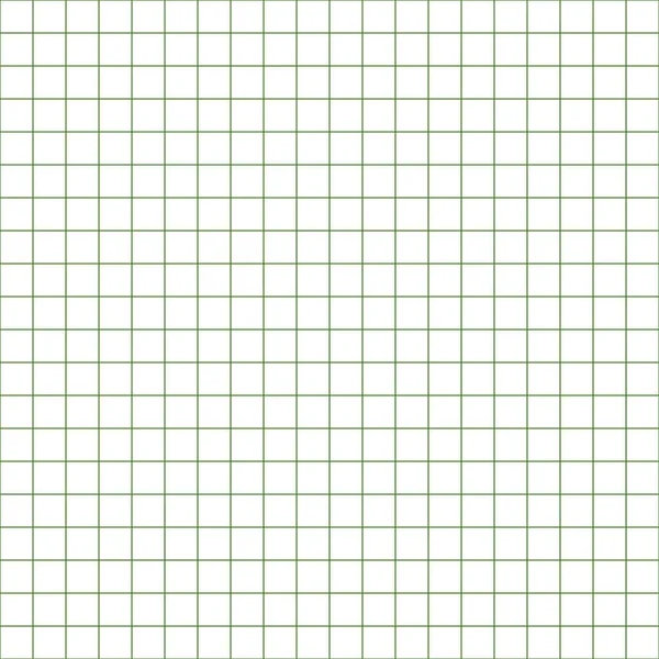 Gitterpapier Abstrakter Quadratischer Hintergrund Mit Grünem Graphen Geometrische Muster Für — Stockvektor