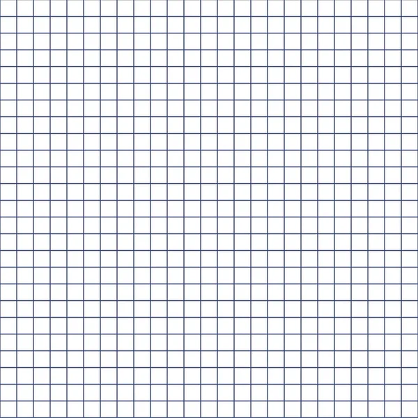 Rutnät Papper Abstrakt Kvadrat Bakgrund Med Blå Graf Geometriskt Mönster — Stock vektor