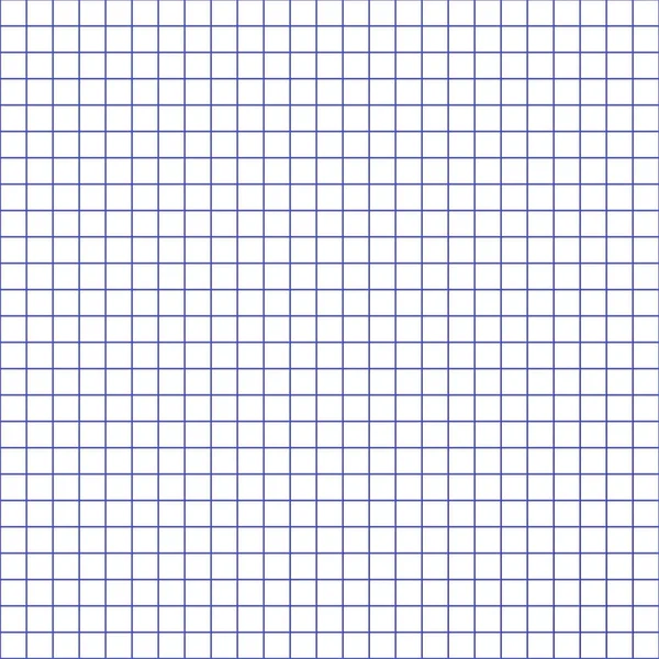 Rutnät Papper Abstrakt Kvadrat Bakgrund Med Blå Graf Geometriskt Mönster — Stock vektor