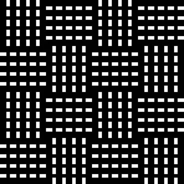 Patrón Geométrico Abstracto Sin Costura Blanco Negro Para Página Web — Vector de stock