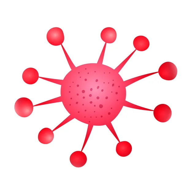 Covid Coronavirus Vorbeugen Template Symbol Auf Weißem Hintergrund Infektionsvirus Konzept — Stockvektor