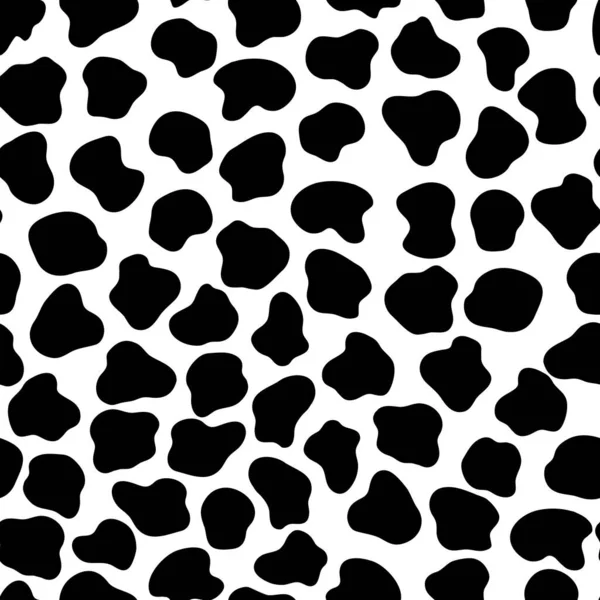 Abstract Black White Background Seamless Pattern Animals Print Wallpaper Web — Stock Vector