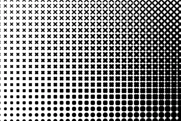 Pop Art Punkte Hintergrund Geometrische Vintage Monochrom Tapete Verblassen Halbtongeometrisches — Stockvektor