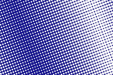 Pop Art Colory çizgi roman kapağı. Polka, mavi ve beyaz arka planda yer alıyor. Çizgi filmlerdeki komik retro modeller gibi. Vektör yarım ton çizimi. 90 'lar stili. Poster, kart, el ilanı için şablon tasarımı..