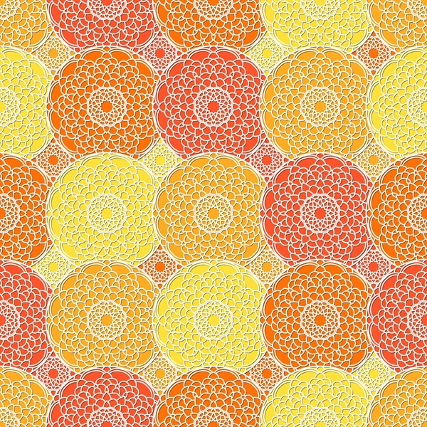 Arabic Arabesque Seamless Pattern Colorful Circles Holiday Background Design Greeting — Stock Vector