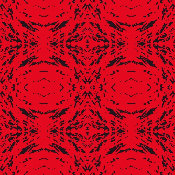 Fundo Preto Vermelho Abstrato Com Elemento Desenhado Mão Grunge Padrão — Vetor de Stock