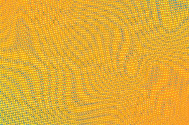 Pop Art Colory çizgi roman kapağı. Puantiyeli turuncu ve mavi arkaplan. Çizgi filmlerdeki komik retro modeller gibi. Vektör yarım ton çizimi. 90 'lar stili. Poster, kart, el ilanı için şablon tasarımı..