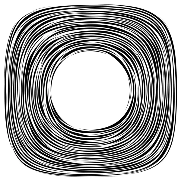 Abstrakter Geometrischer Quadratischer Rahmen Auf Weißem Hintergrund Vorlage Für Einladungen — Stockvektor