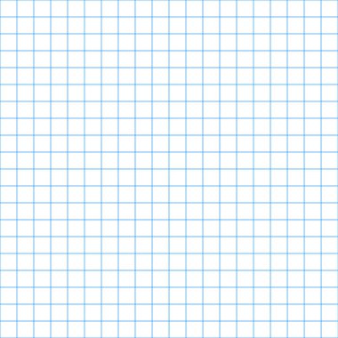 Şebeke kağıdı. Mavi grafikli soyut kare arkaplan. Okul için geometrik şablon, duvar kağıdı, doku, defter. Şeffaf arkaplanda boş sıralanmış izole edilmiş.
