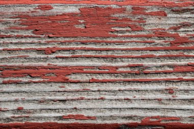 Kırmızı boyalı ahşap yüzey dokusu
