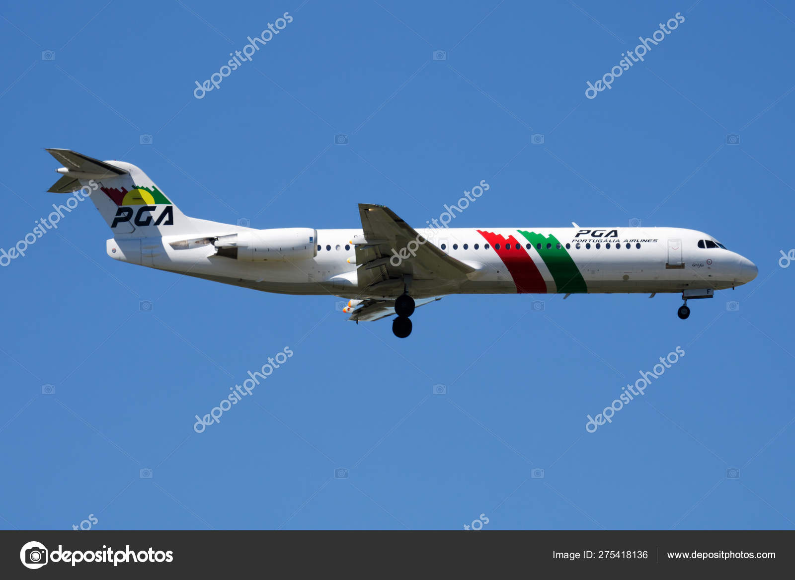 Portugalia Airlines : Fokker 100 F 28 0100 Pga Portugalia Airlines Aviation Photo 1881150 Airliners Net - It is a subsidiary of tap air portugal and operates scheduled international and domestic services from its bases at lisbon airport and porto airport on behalf of tap express.