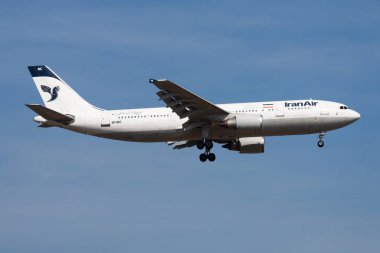 İran Air Airbus A300 Ep-Ibc yolcu uçağı Frankfurt Frankfurt Havaalanı'na iniş
