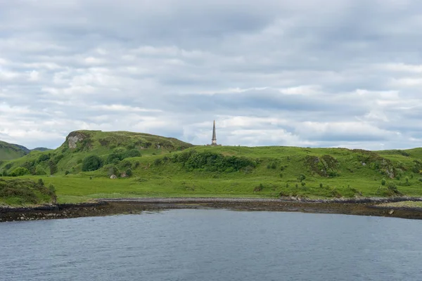 Monumento de Hutchesons en las cercanías de Oban, Escocia Imágenes de stock libres de derechos