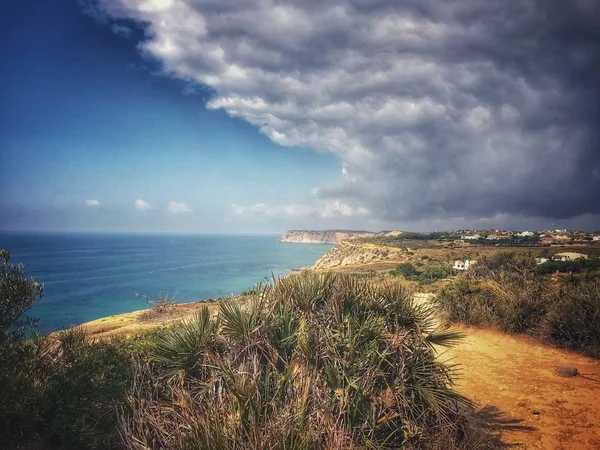 Camino Costero Portugal Algarve — Foto de Stock