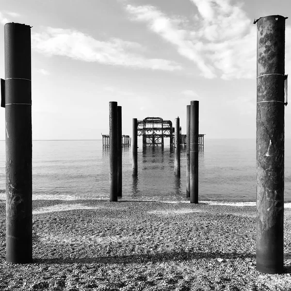 West Pier Brighton Ηνωμένο Βασίλειο — Φωτογραφία Αρχείου