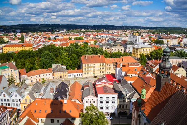 Vista Ceske Budejovice Desde Black Tower República Checa —  Fotos de Stock