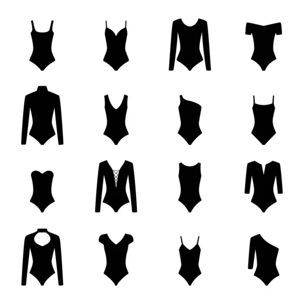 Vector Set Silhouettes Woman Underwear Styles Stock Vector (Royalty Free)  280855385