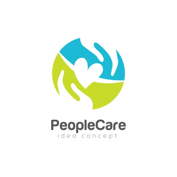 Szablon Projektu Logo Creative Care Concept — Wektor stockowy