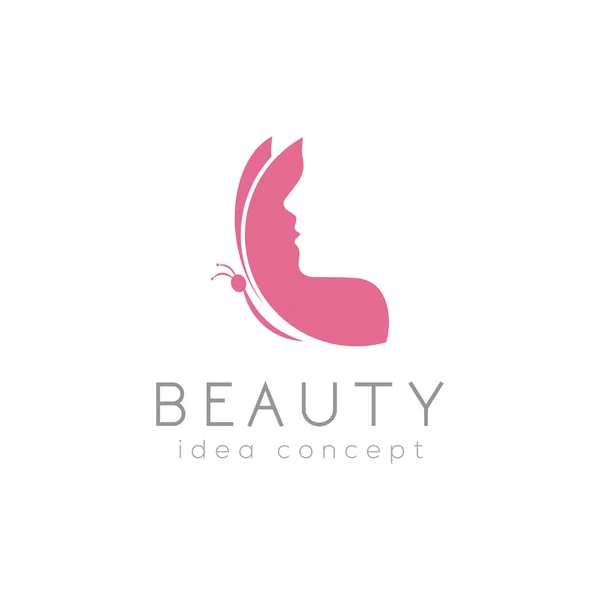 Plantilla Diseño Logotipo Concepto Belleza Creativa — Vector de stock