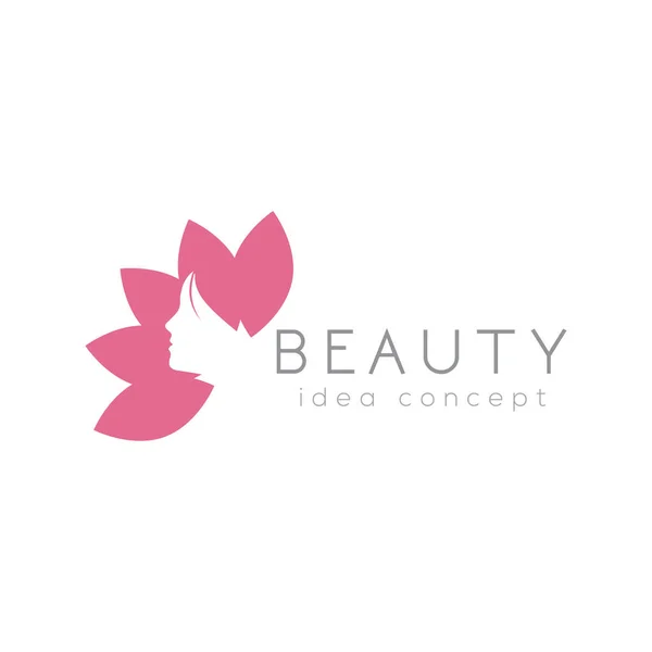 Креативна Концепція Краси Дизайн Логотипу Шаблон — стоковий вектор