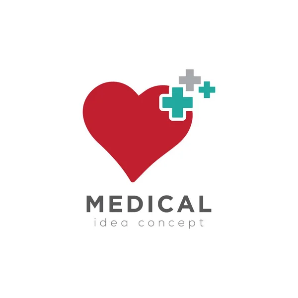 Creative Medical Concept Logo Ontwerpsjabloon — Stockvector