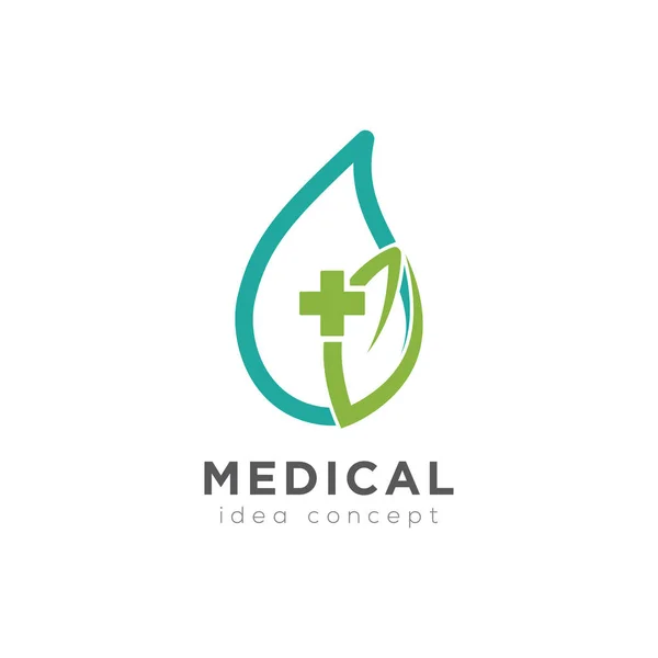 Creative Medical Concept Logo Ontwerpsjabloon — Stockvector