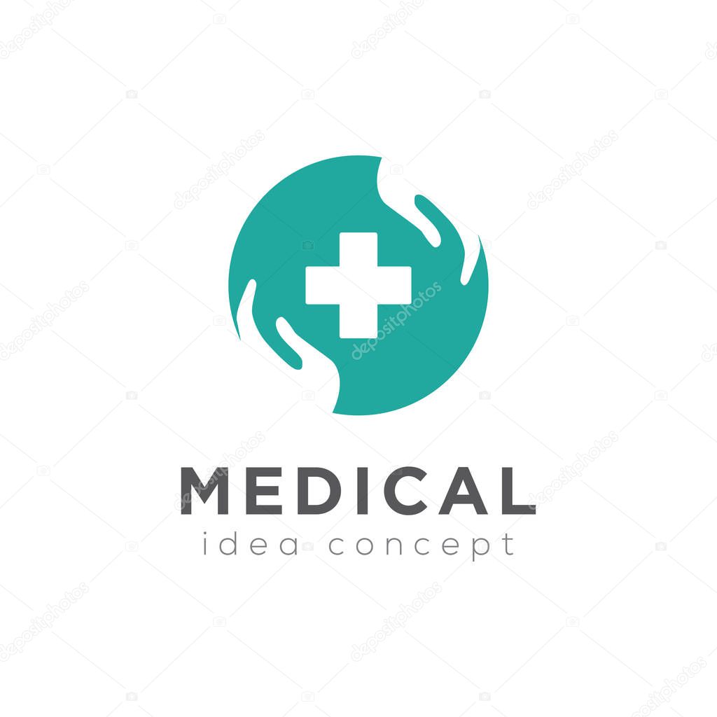 Creative Medical Concept Logo Design Template