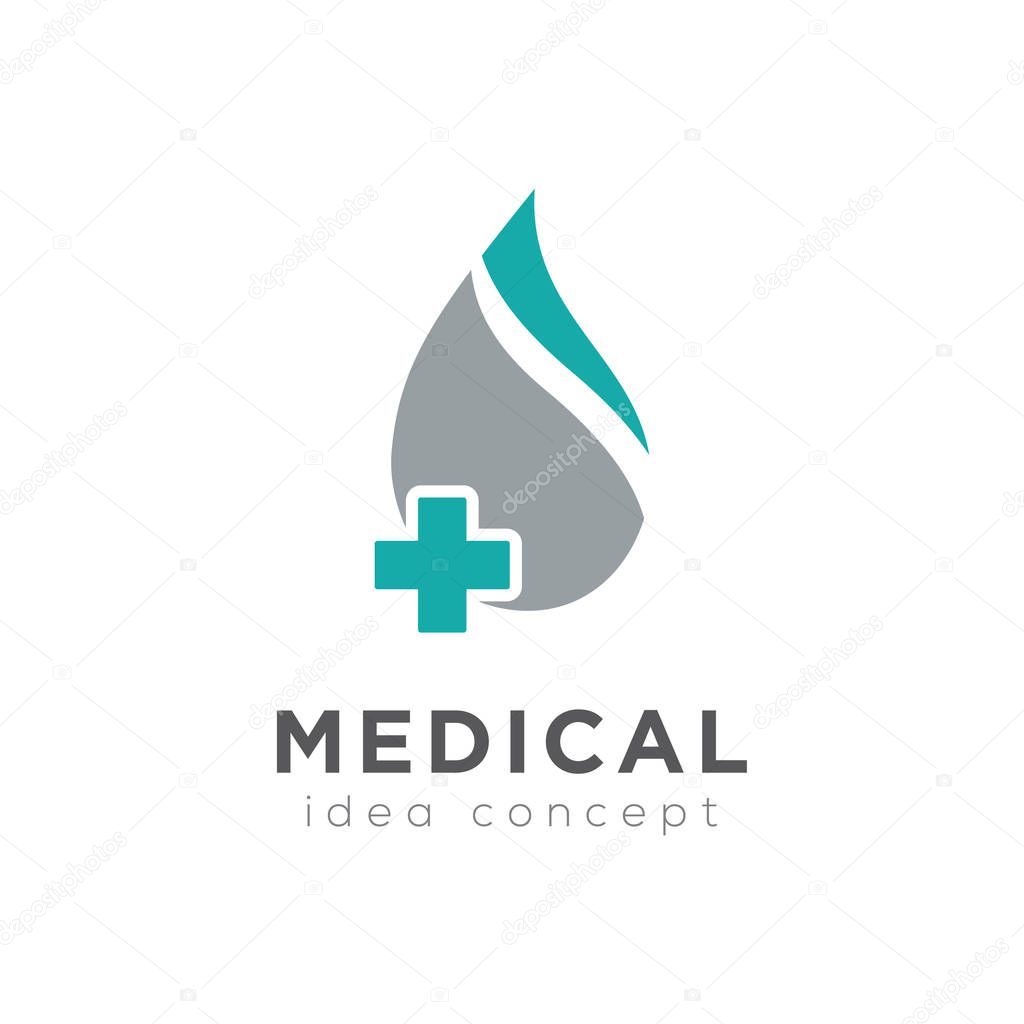 Creative Medical Concept Logo Design Template
