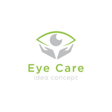 Yaratıcı Göz Kavrama Logo Tasarımı Şablonu
