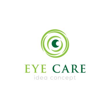 Yaratıcı Göz Kavrama Logo Tasarımı Şablonu