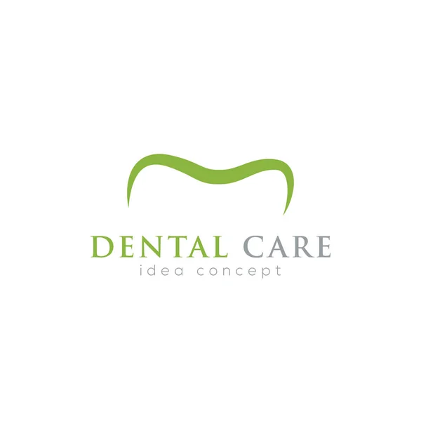 Creative Dental Concept Logo Ontwerpsjabloon — Stockvector