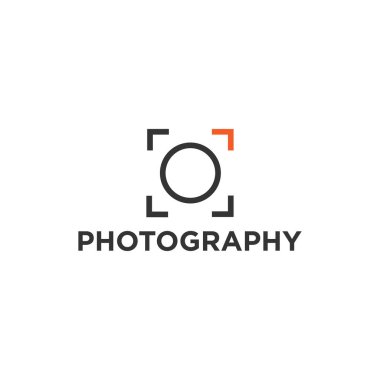 Yaratıcı Fotoğrafçılık Kavramı Logo Tasarım Şablonu 