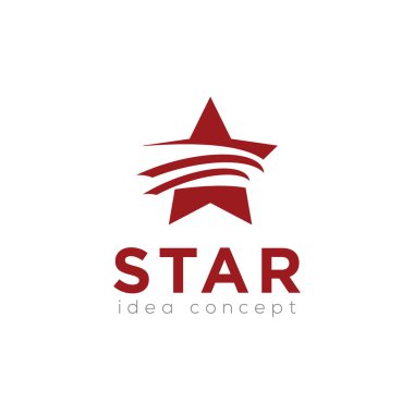 Star Logo, Yaratıcı Konsept Şablon Vektör 