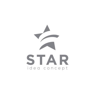 Star Logo, Yaratıcı Konsept Şablon Vektör 