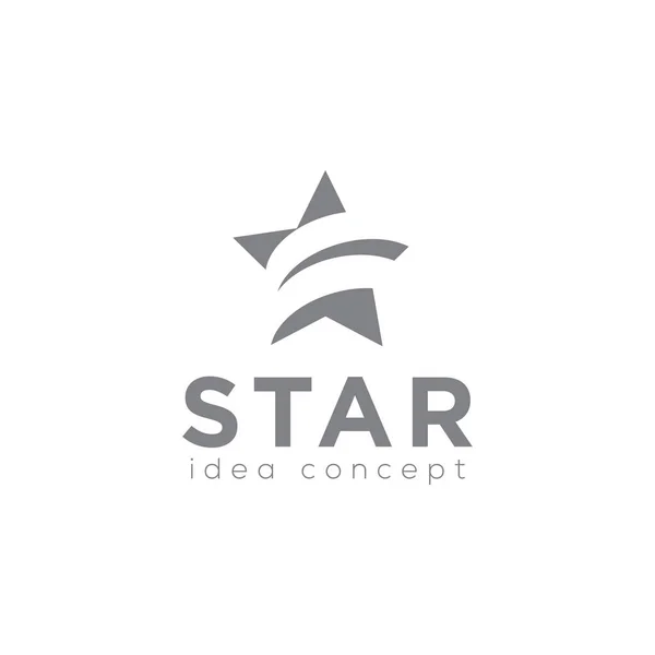 Star Logo Yaratıcı Konsept Şablon Vektör — Stok Vektör