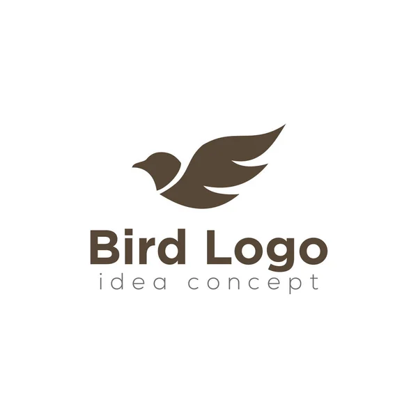 Creative Bird Concept Design Logo Uri Șablon — Vector de stoc