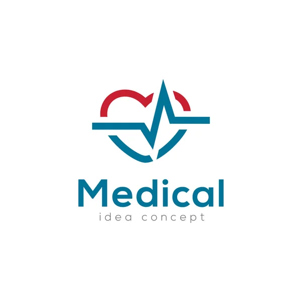 Creative Medical Concept Logo Ontwerpsjabloon — Stockvector