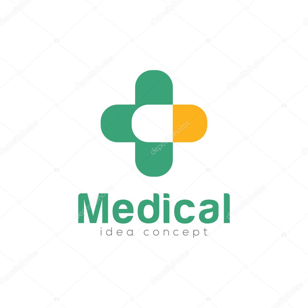 Creative Medical Concept Logo Design Template