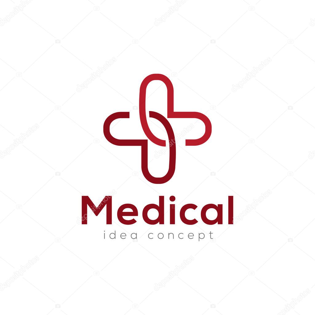 Creative Medical Concept Logo Design Template