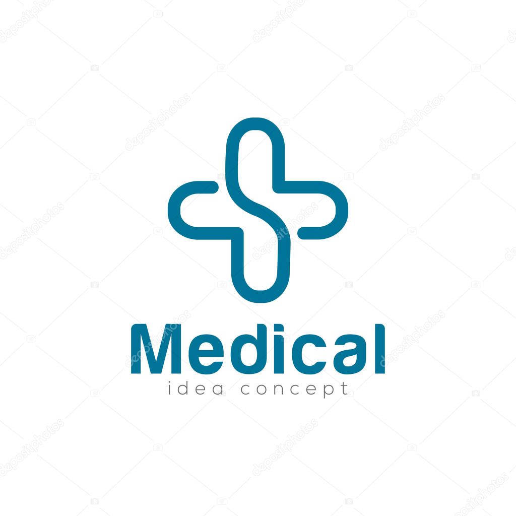 Creative Medical Concept Logo Design Template