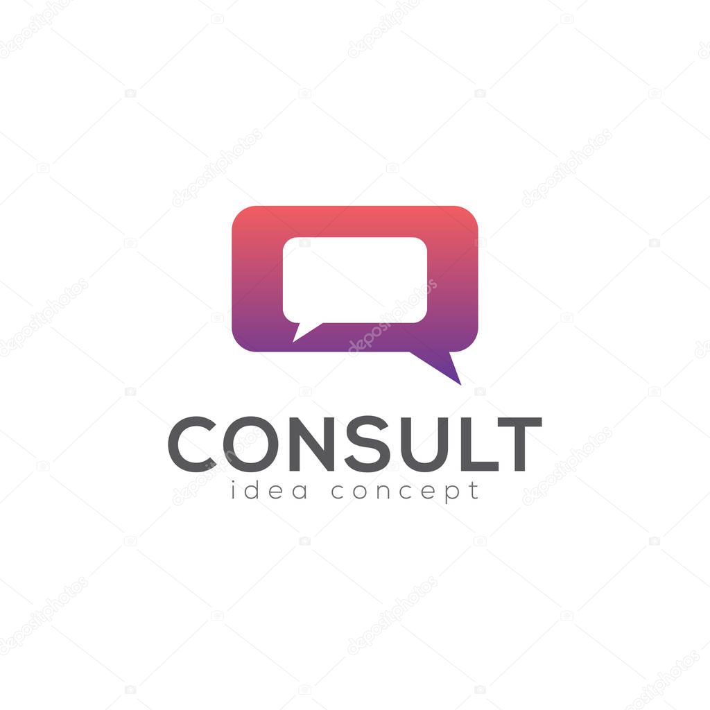 Creative Consulting Concept Logo Design Template