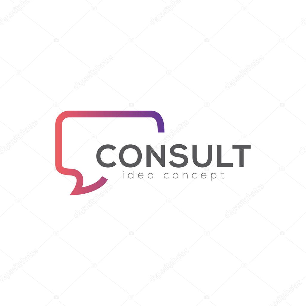 Creative Consulting Concept Logo Design Template 